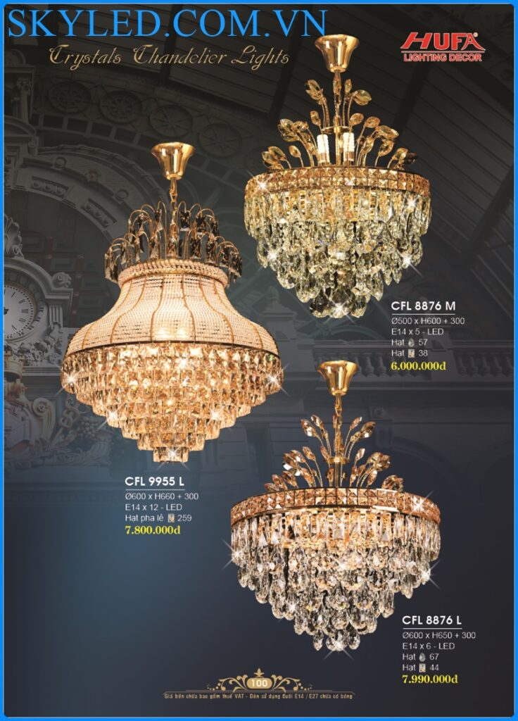 100 Den Trang Tri Hufa