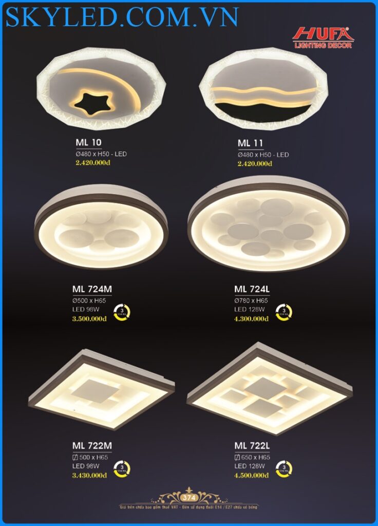 374 Den Trang Tri Hufa