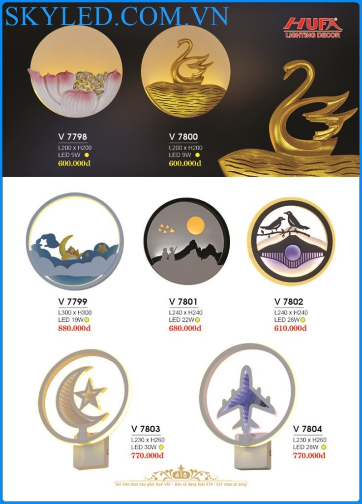 418 Den Trang Tri Hufa