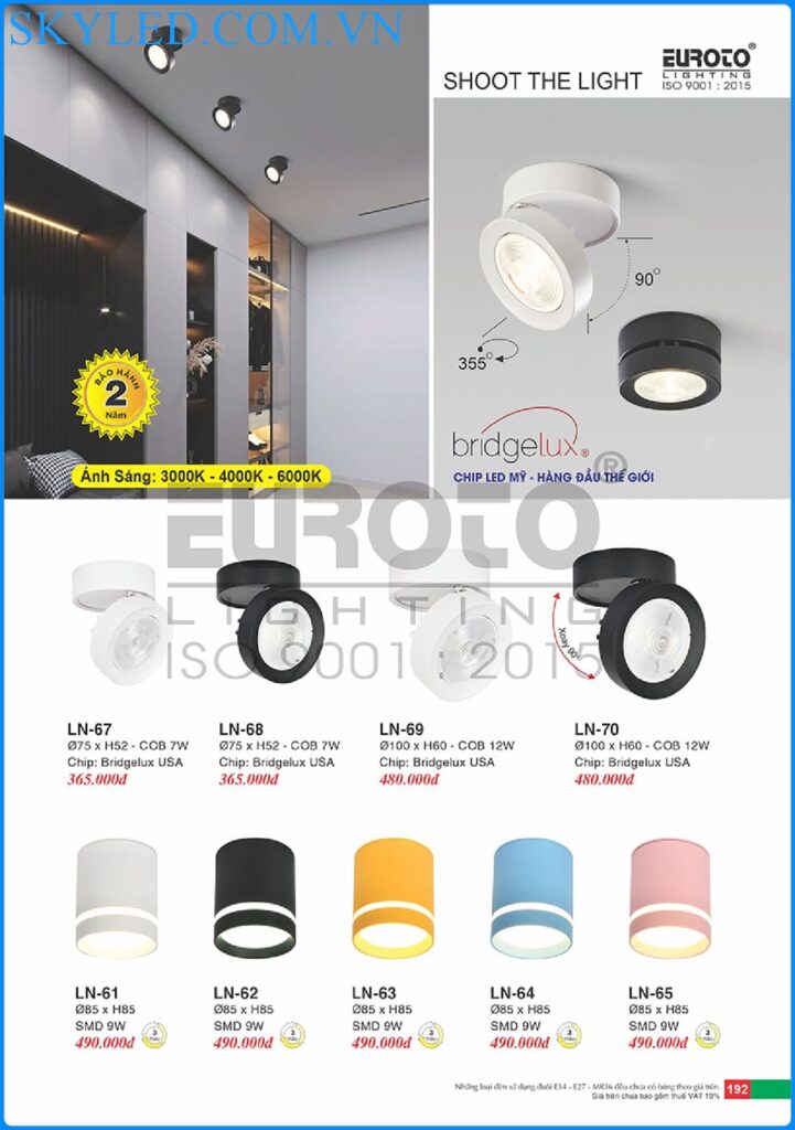 Catalogue Den Trang Tri Euroto 2022 188