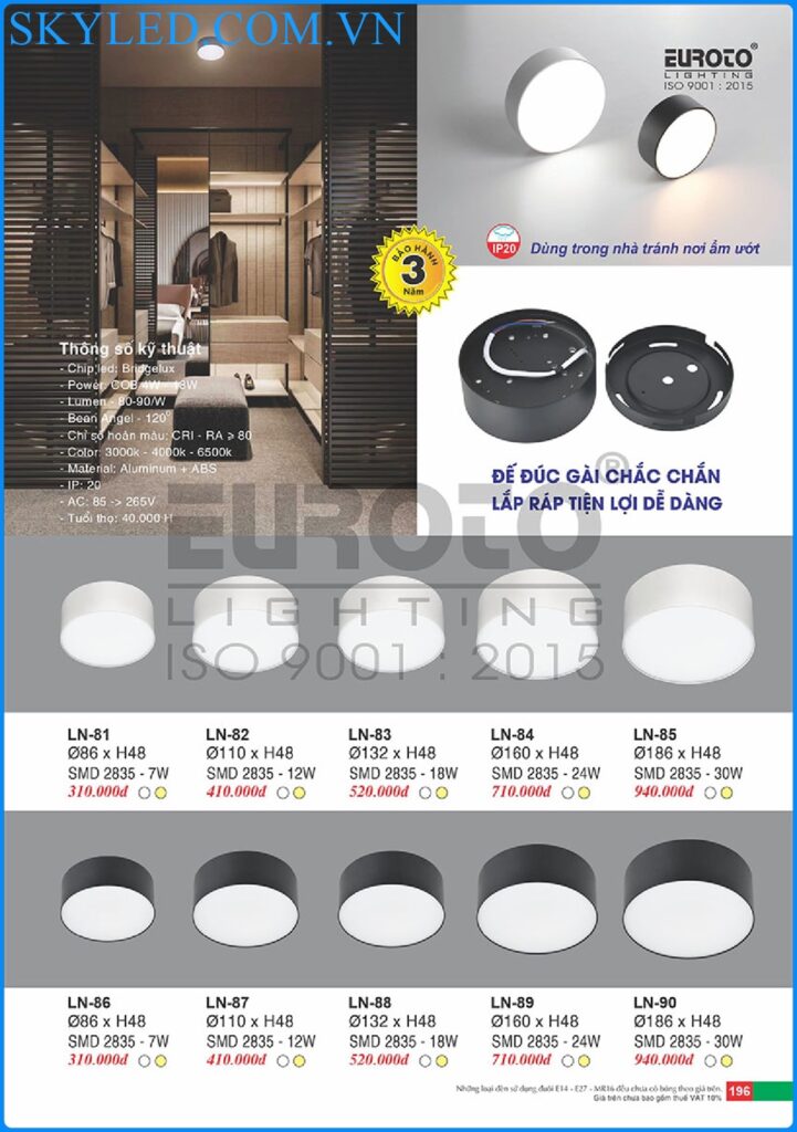 Catalogue Den Trang Tri Euroto 2022 192