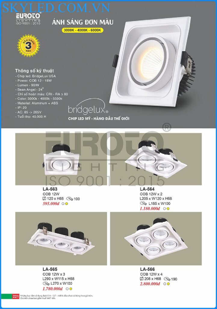 Catalogue Den Trang Tri Euroto 2022 217