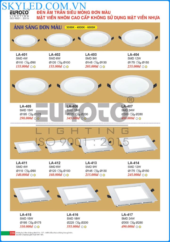 Catalogue Den Trang Tri Euroto 2022 221