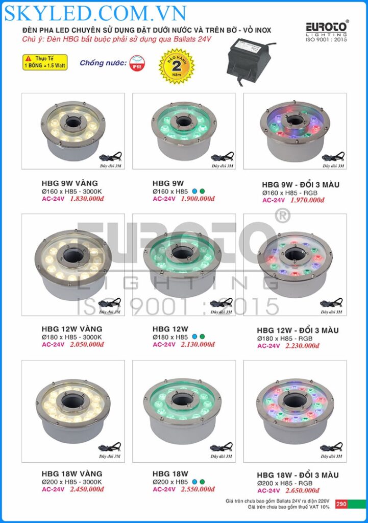 Catalogue Den Trang Tri Euroto 2022 286