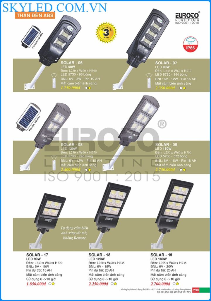 Catalogue Den Trang Tri Euroto 2022 294