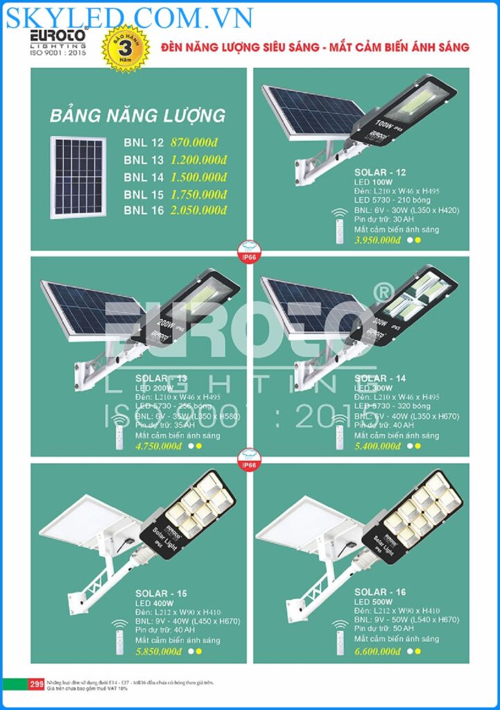 Catalogue Den Trang Tri Euroto 2022 295