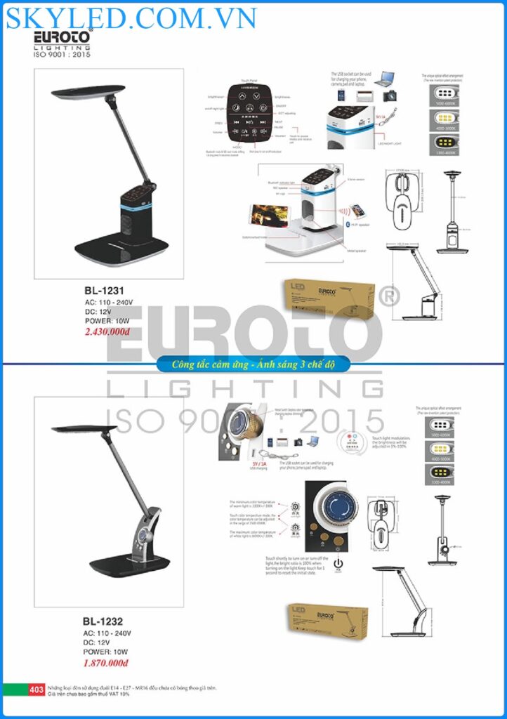 Catalogue Den Trang Tri Euroto 2022 399