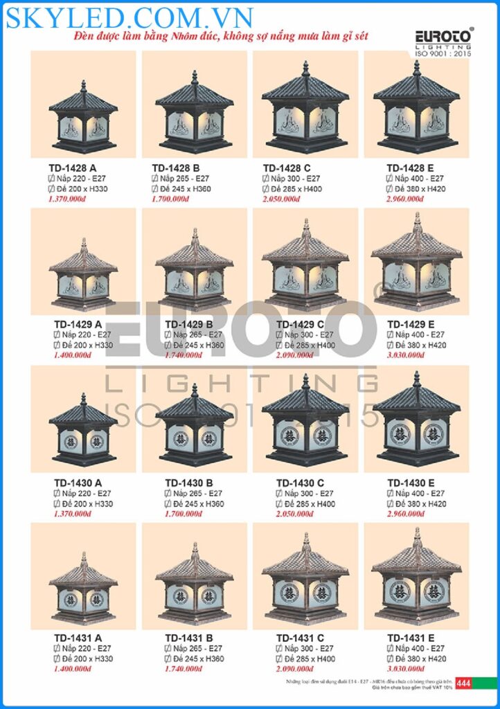 Catalogue Den Trang Tri Euroto 2022 440