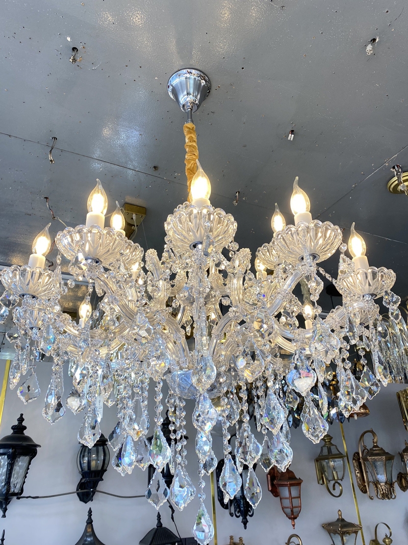 Đèn chùm DC0088 - pha lê nến