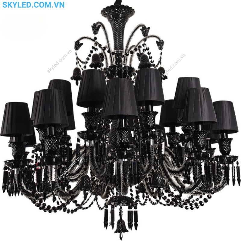 Đèn chùm DC9809 màu đen