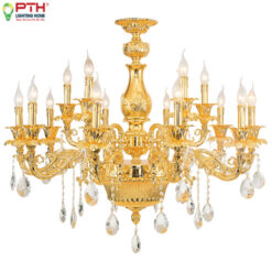 Đèn Chùm Phòng Khách Trần Gỗ – CNQT – 220 – 23