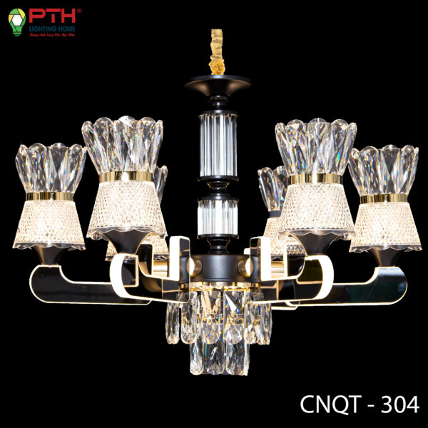 Đèn Chùm Trang Trí Trần Gỗ CNQT – 304