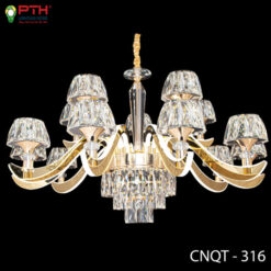Đèn Chùm Pha Lê Ốp Trần CNQT – 316