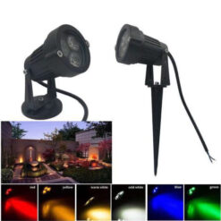 Đèn sân vườn ngồi rọi cỏ vàng