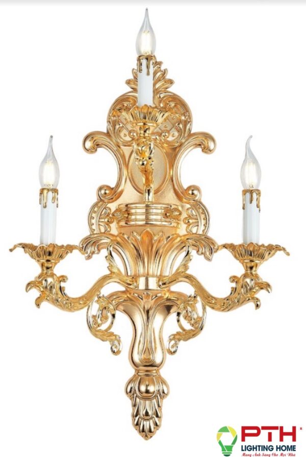 Đèn tường mạ vàng cao cấp GTCNQT – 12