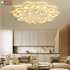 Đèn Mâm Ốp Trần Pha Lê Phòng Khách MO – 9002