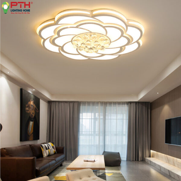 Đèn Mâm Ốp Trần Pha Lê Led MO – 9019