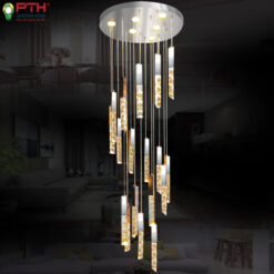 Đèn Thả Thông Tầng Màu Bạc TH – 8288