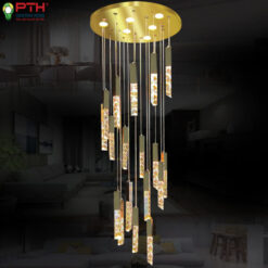 Đen Thả Thông Tầng Màu Vàng TH – 8289