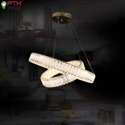 Đèn Thả Tròn Pha Lê Hình Thẻ TH – 8343