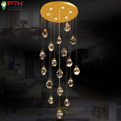 Đèn Thả Thông Tầng Hình Viên Đá TH – 8372