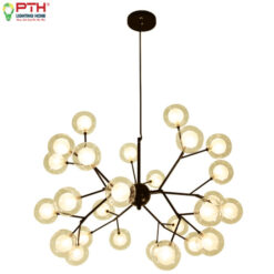 Đèn trang trí thả nhánh cây chao thủy tinh THCN 133A – 18