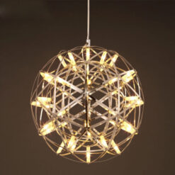 Đèn thả quả cầu inox THCN 17 phi 400