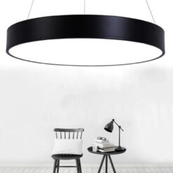 Đèn thả hình tròn kín THCN 213A – 18/đen