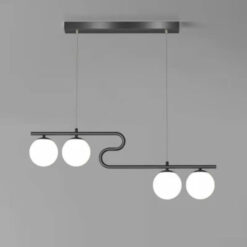 Đèn thả uốn lượn 4 chao THCN 233 – 21