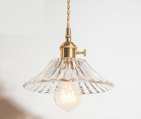 Đèn thả thủy tinh xòe THCN 269