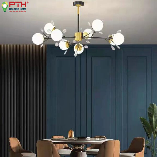 Đèn thả nhánh cây chao đục THCN 291