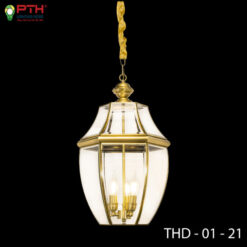 Đèn Thả Xi Mạ Đồng THD – 01 – 21