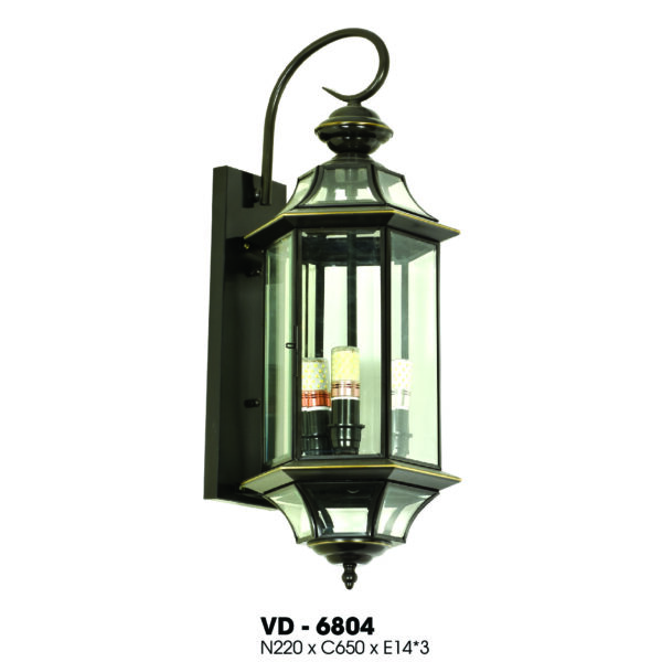 Đèn Tường Đồng Cao Cấp VD – 6084