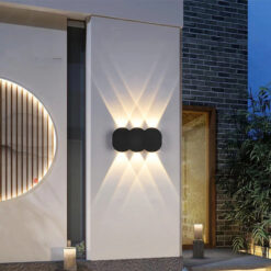 Đèn vách ngoài trời gợn sóng 6 mắt VNT – 633