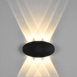 Đèn tường ngoài trời hình oval 6 mắt VNT – 636