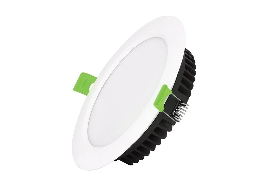 Đèn Led âm trần mặt trắng 1 màu 9W EC-DL-9-T140 KingEco