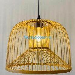 Đèn tăm tre có lõi trong xoè đáy