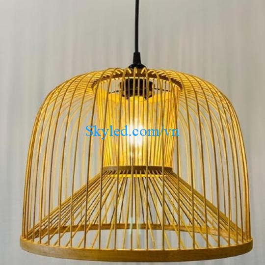 Đèn tăm tre có lõi trong xoè đáy