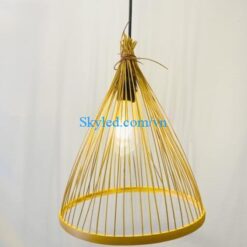 Đèn củ tỏi tăm tre giá rẻ