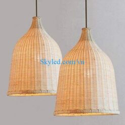 Đèn chuông mây phi 29cm trang trí quán cà phê