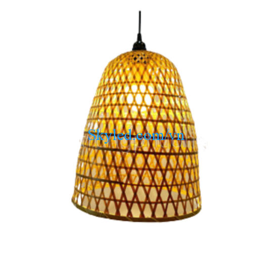 Đèn nơm tre mắt cáo