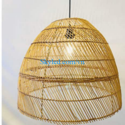 Đèn mây đan loe hình chuông