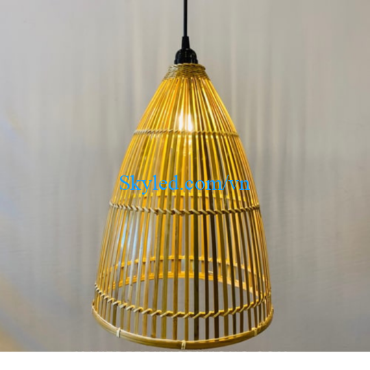 Đèn nơm tre phi 30cm