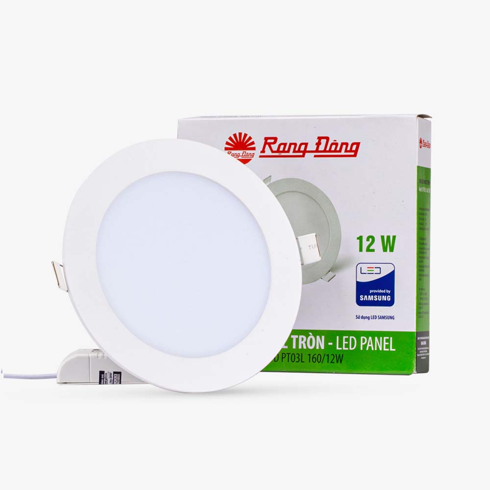 Đèn LED Panel tròn 12W Rạng Đông PT03 160/12