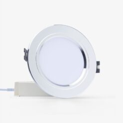 Đèn LED âm trần Downlight AT10 90/7W viền bạc