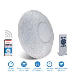 Đèn LED ốp trần thông minh wifi 48w D LN18L 500/48 Rạng Đông