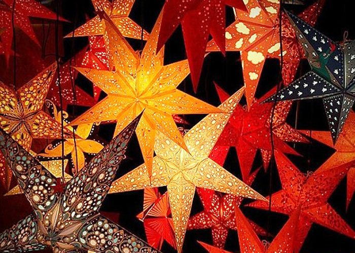 cách trang trí đèn ông sao đẹp