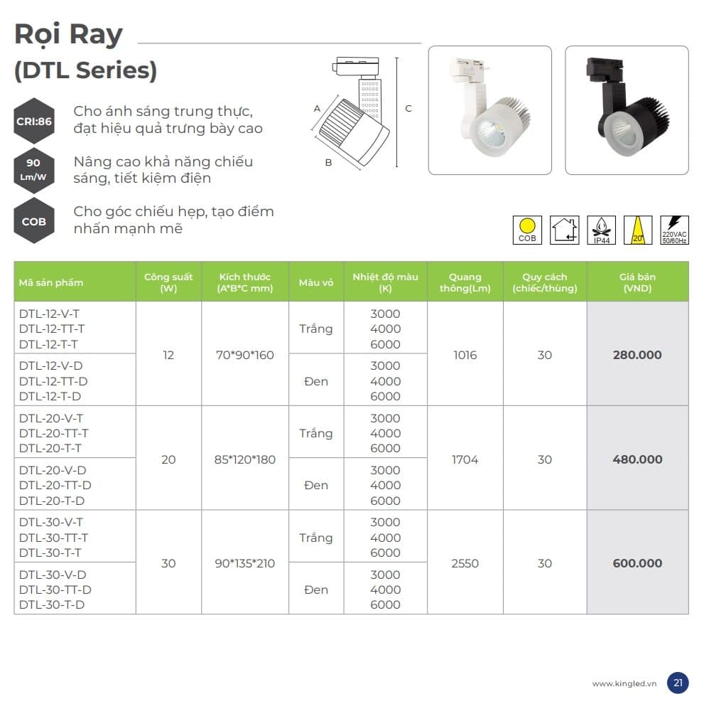 Bang Gia Den Chieu Roi Ray Kingled 2