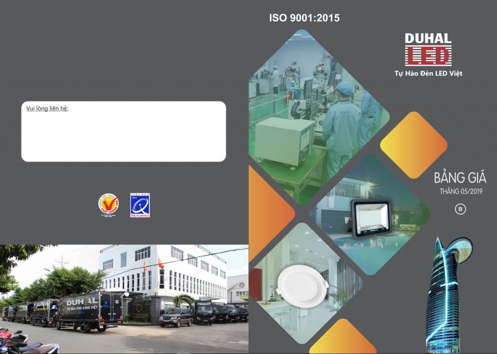 bảng giá đèn duhal