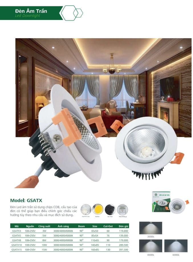 Den Downlight Am Tran Gs Lighting